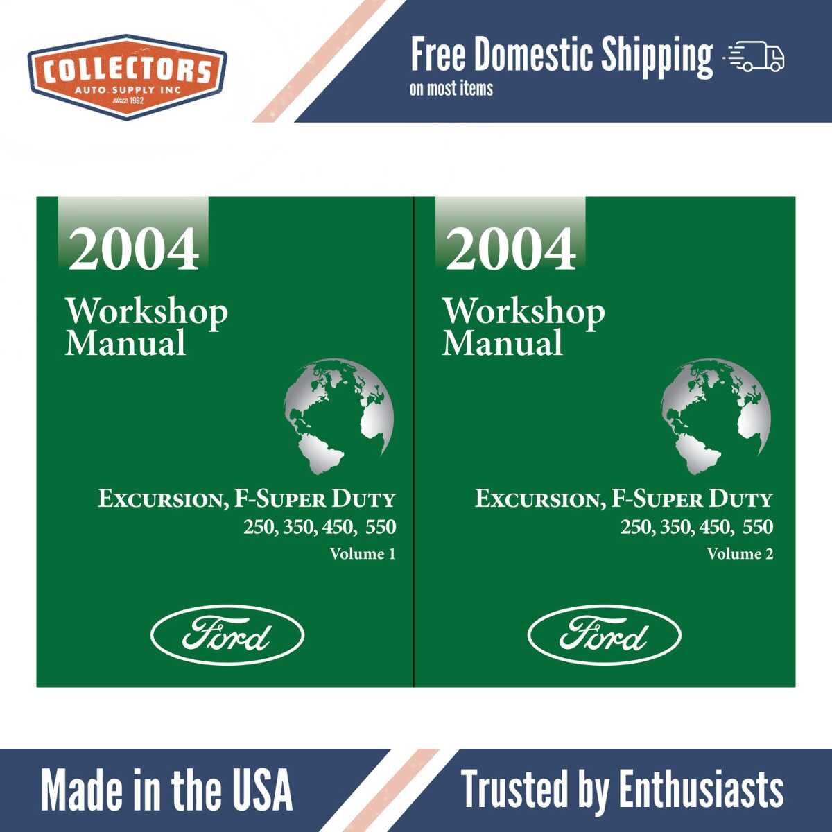 2004 Ford Super Duty F-250, F-350, F-450, F-550 Workshop Manual