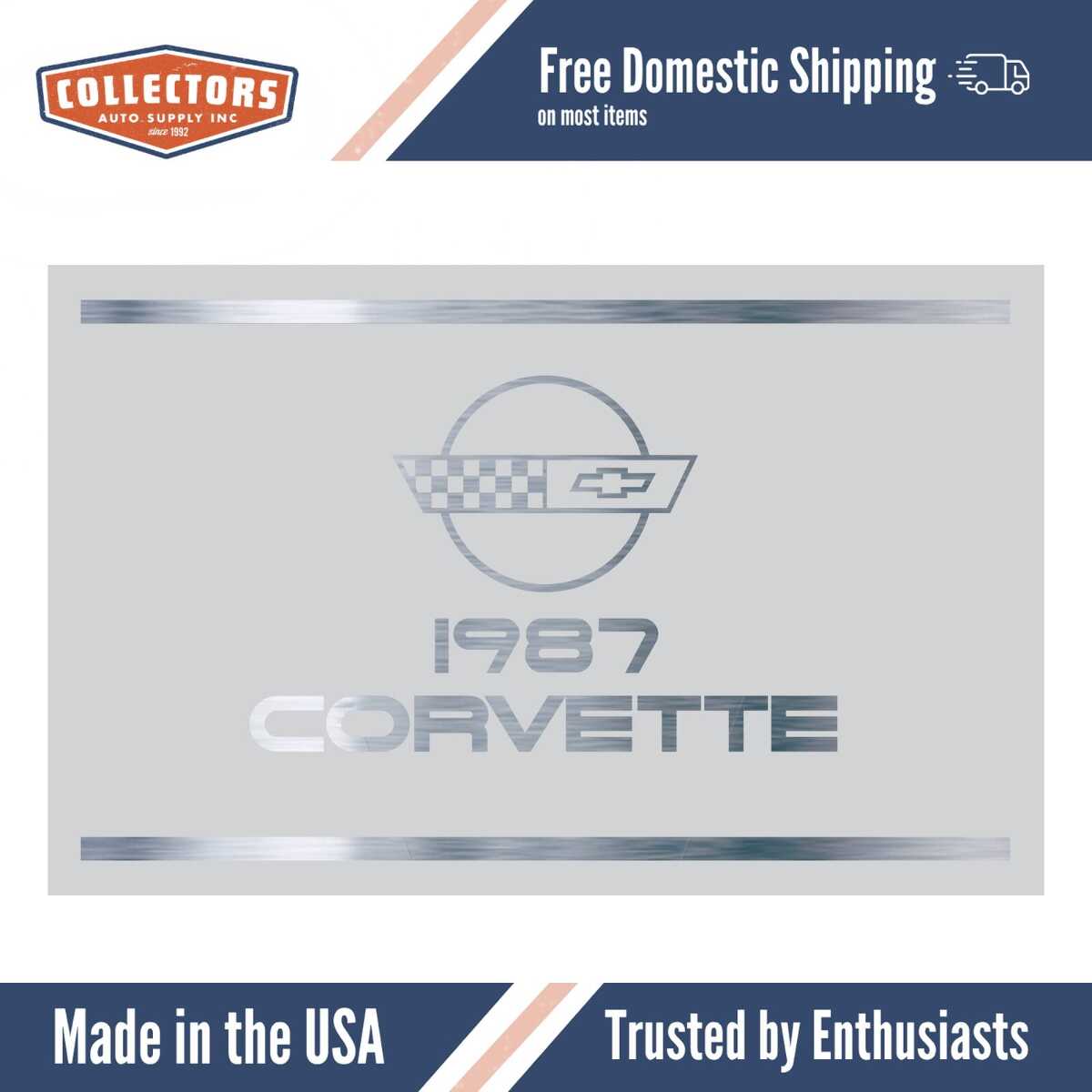 1987 Corvette Owner's Manual