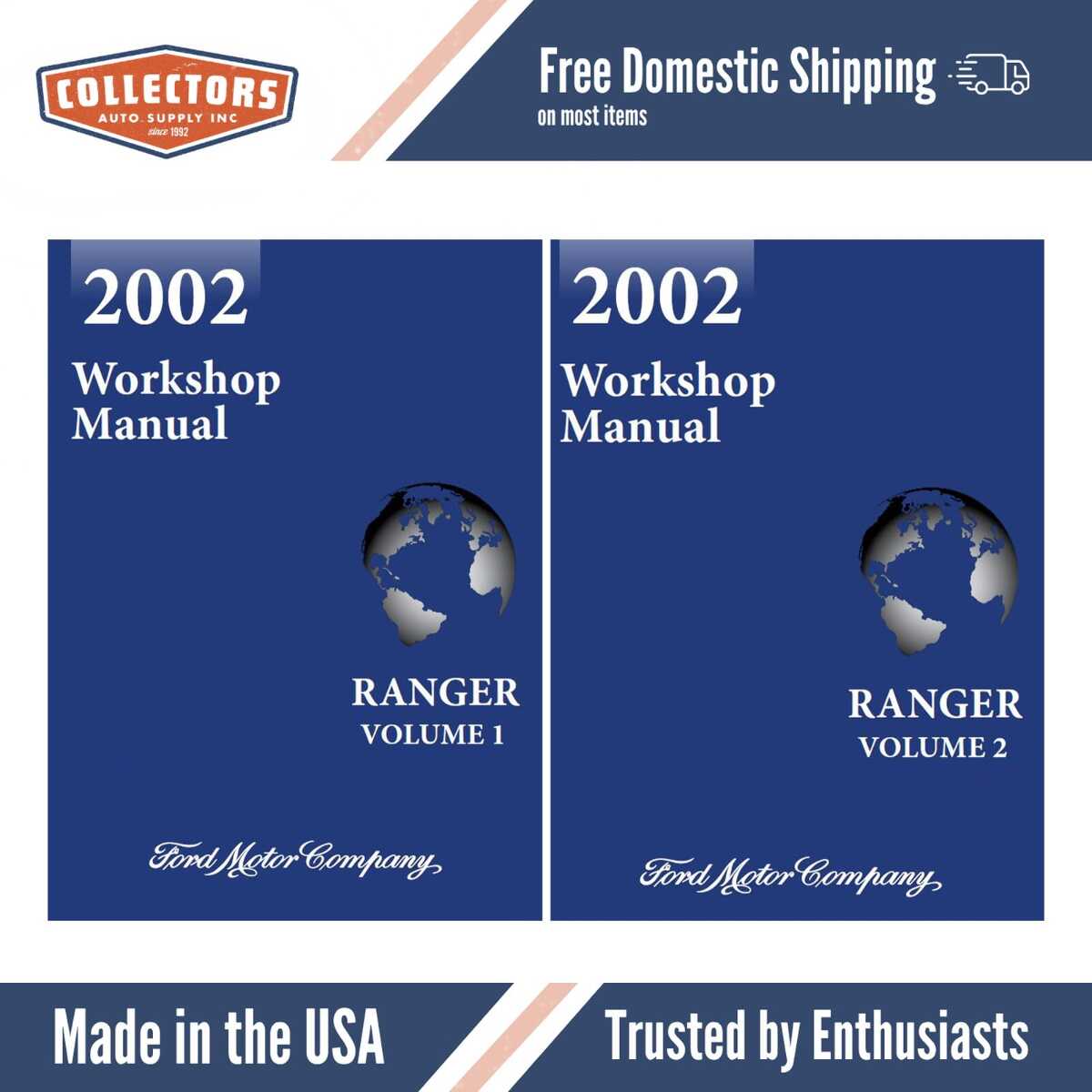 2002 Ford Ranger Service Manual