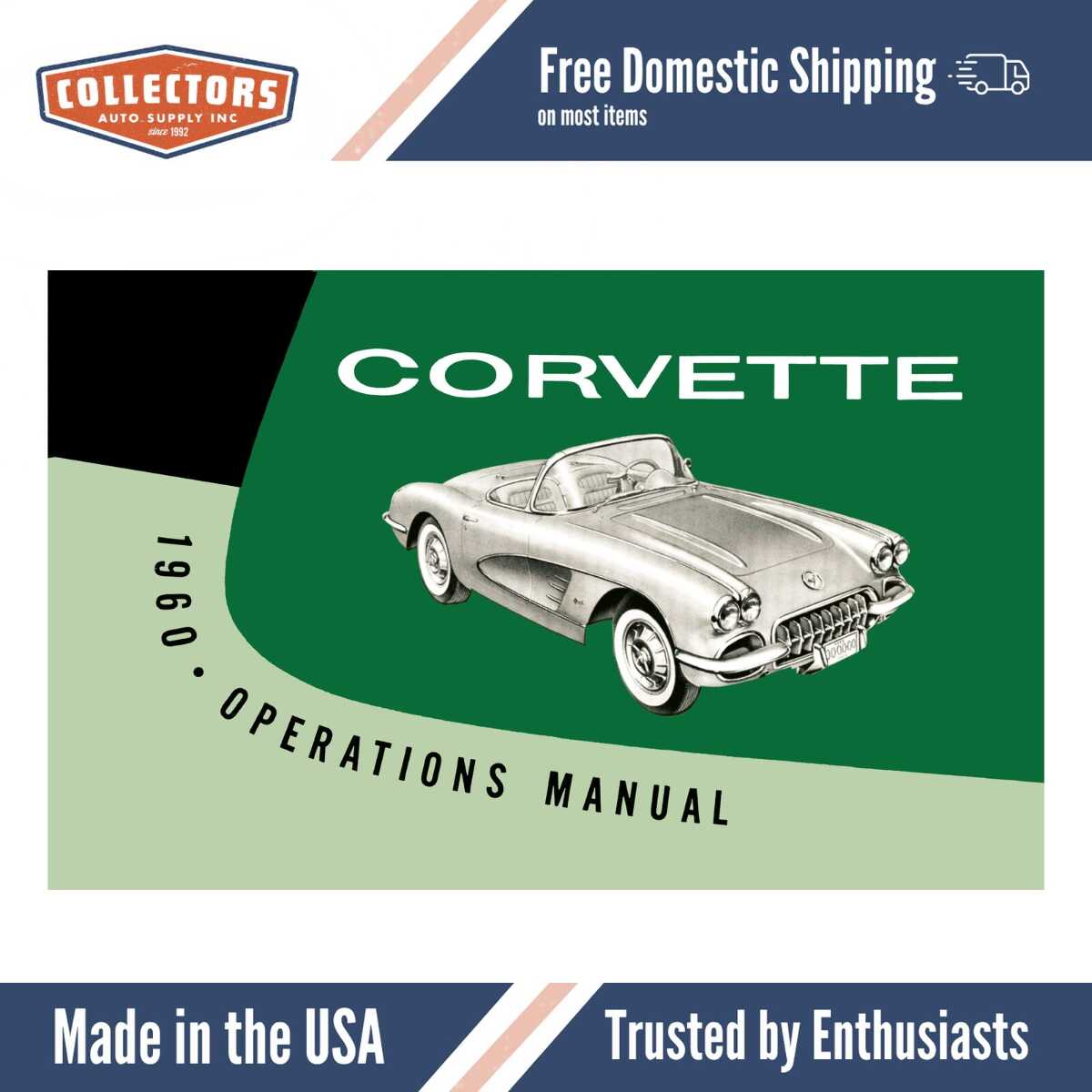 1960 Corvette Owner's Manual