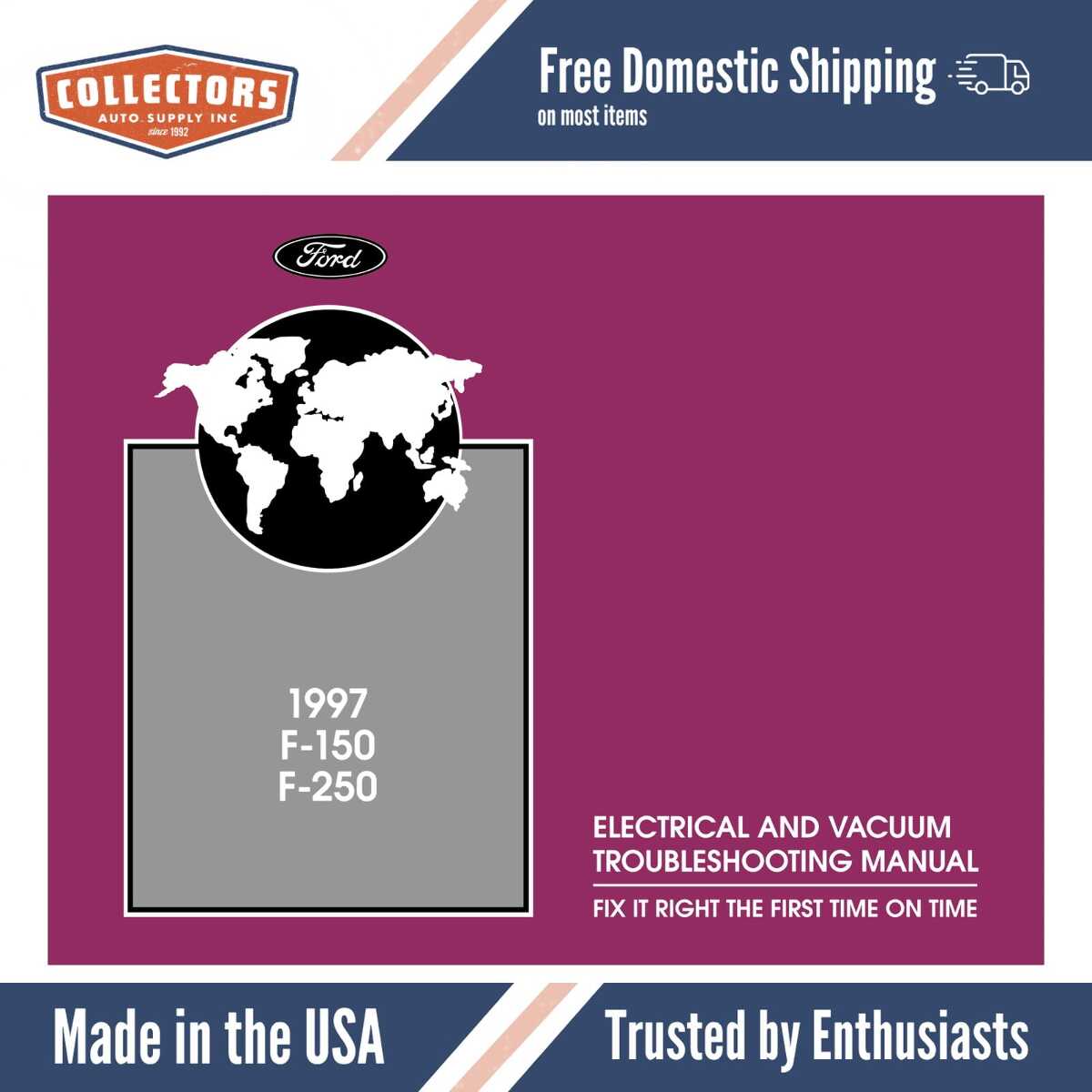 1997 Ford F-150, F-250 Truck Electrical and Vacuum Troubleshooting Manual