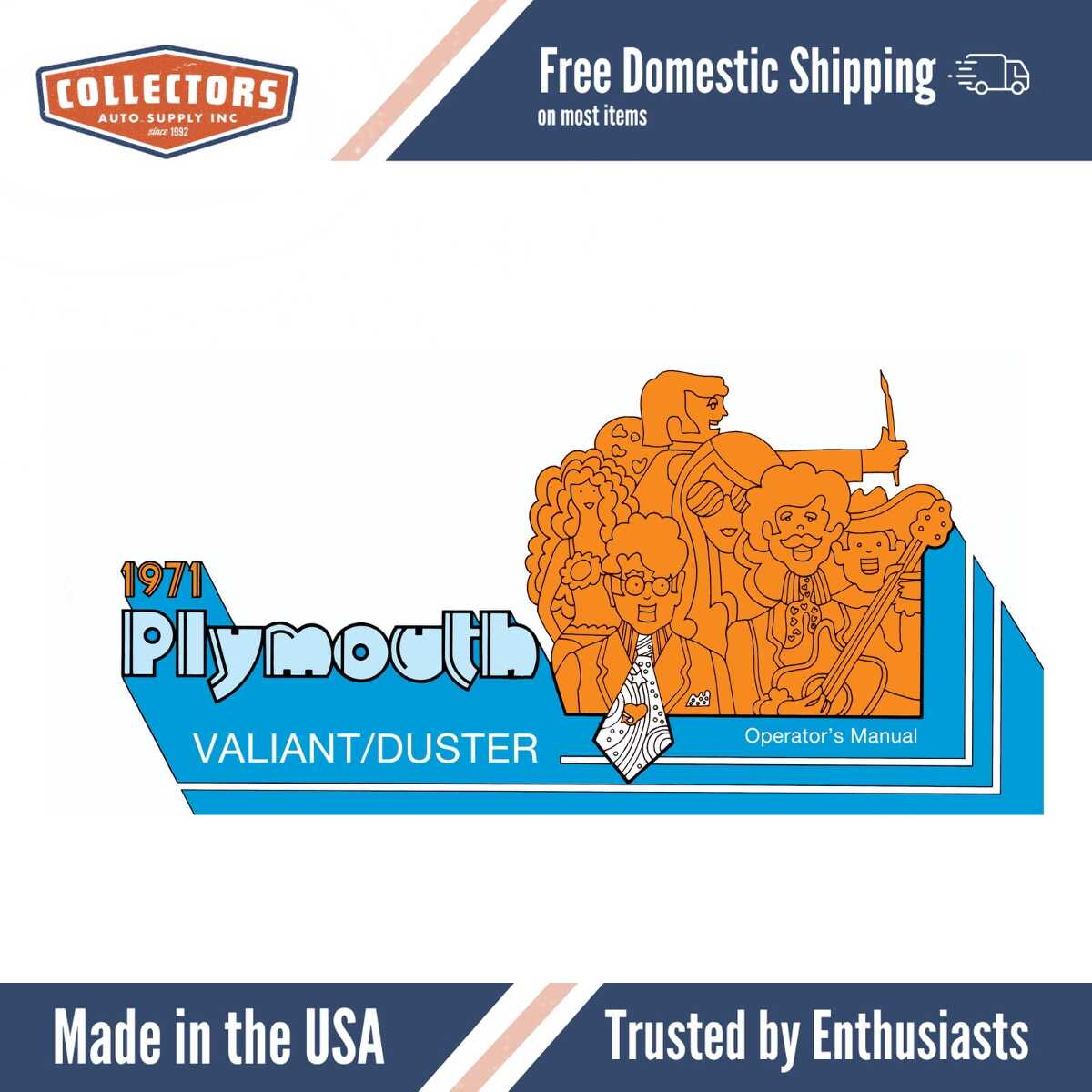 1971 Plymouth Valiant / Duster Owner's Manual - COLOR