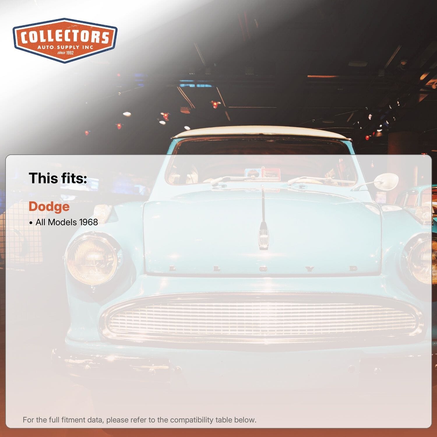 1968 Dodge Dart Owner's Manual - COLOR