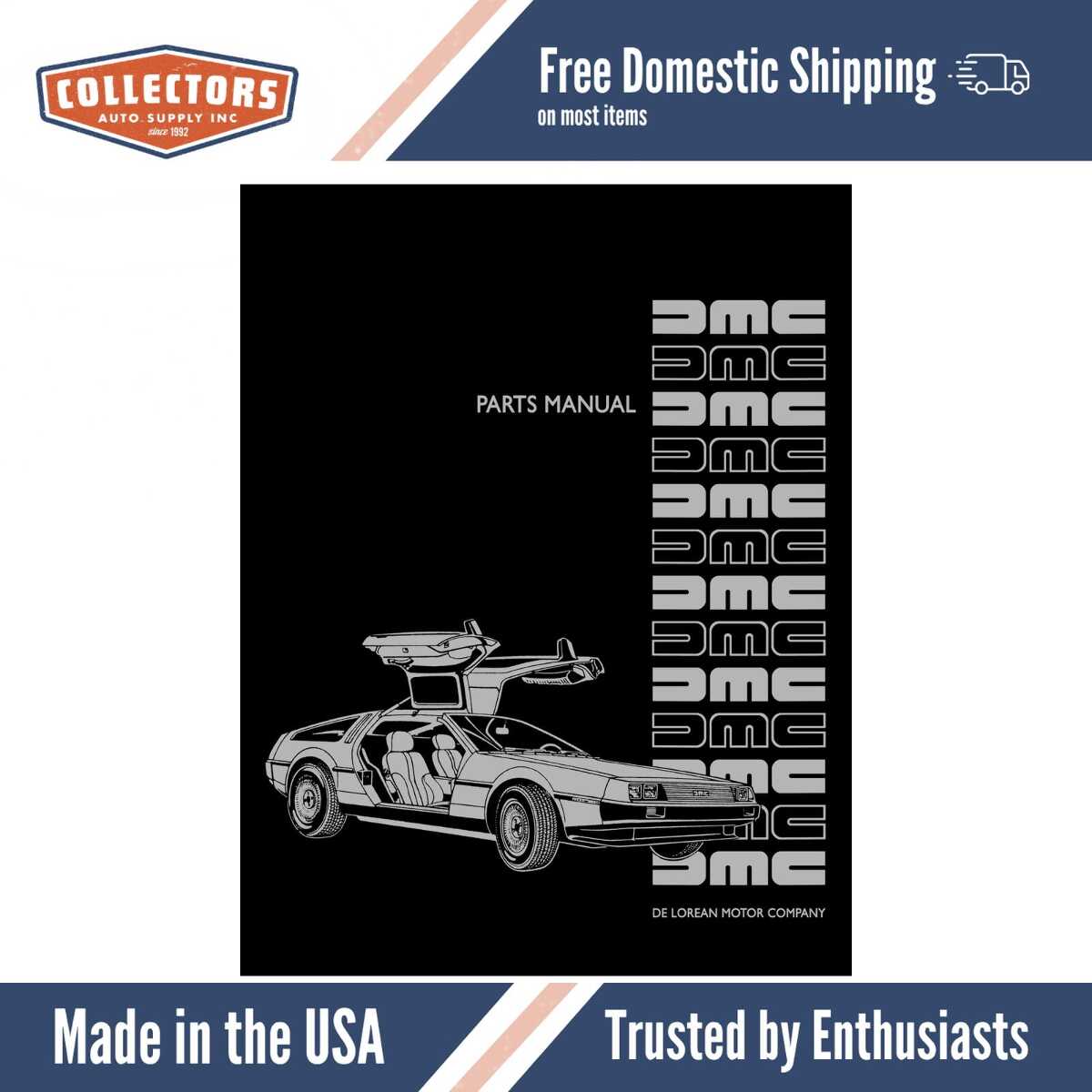 1981-1983 DeLorean Parts Identification Manual