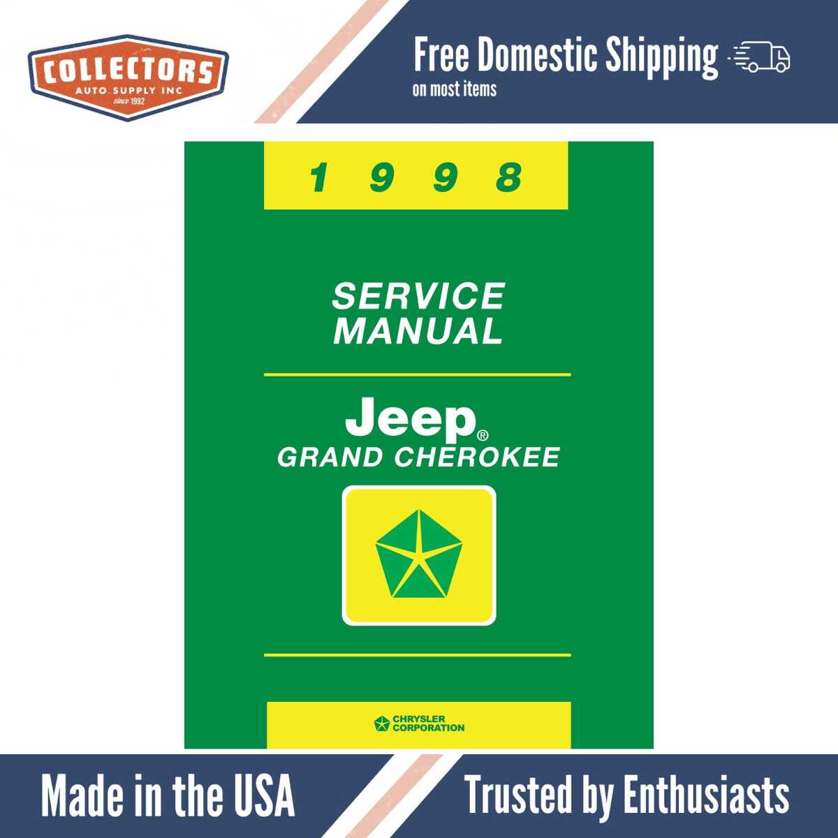1998 Jeep Grand Cherokee Shop Manual