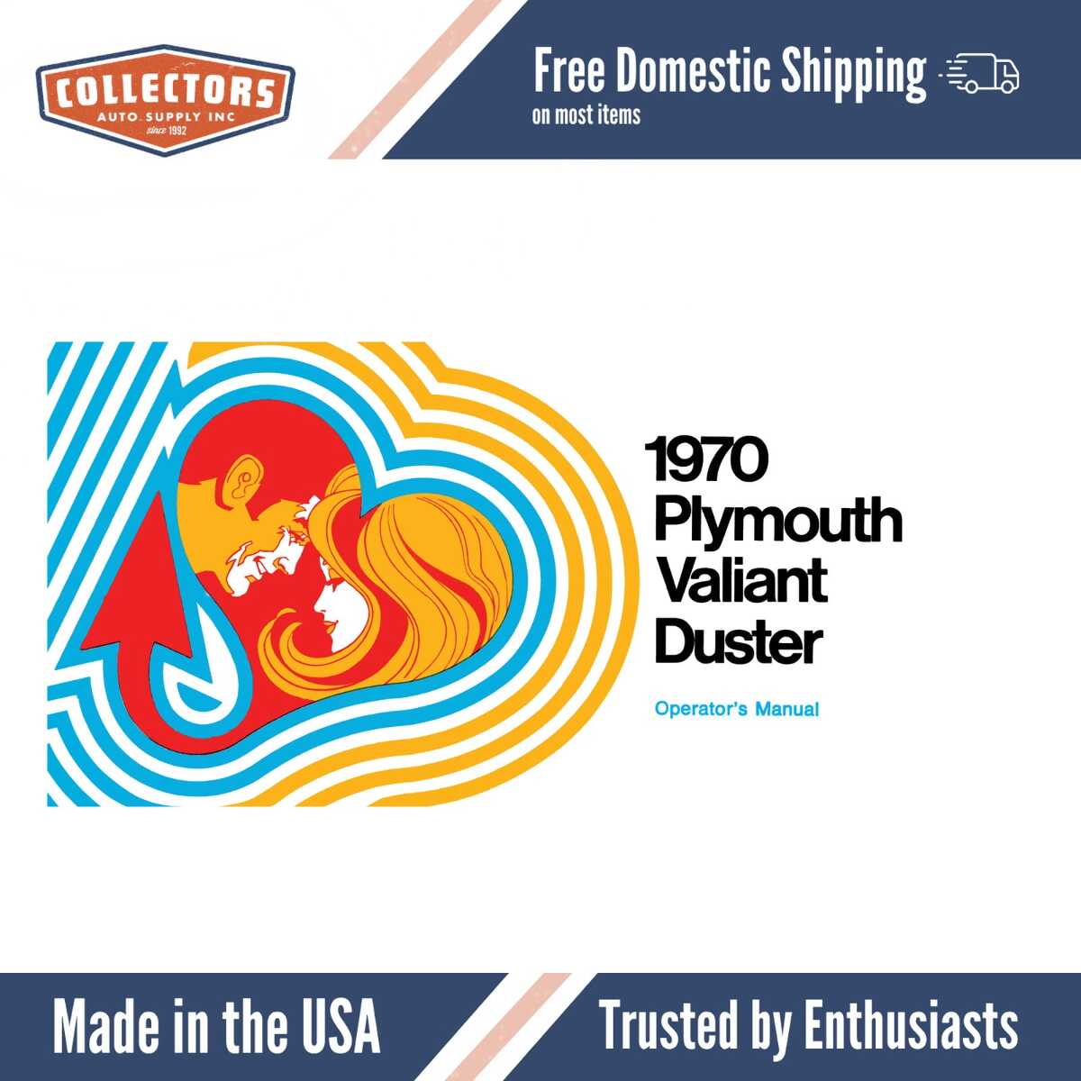 1970 Plymouth Valiant / Duster Owners Manual - COLOR