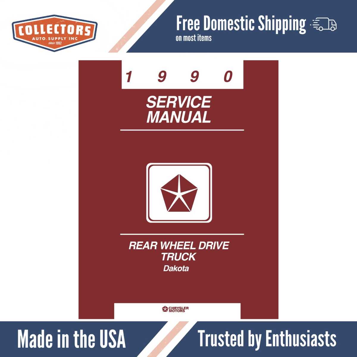 1990 Dodge Dakota Truck Shop Manual