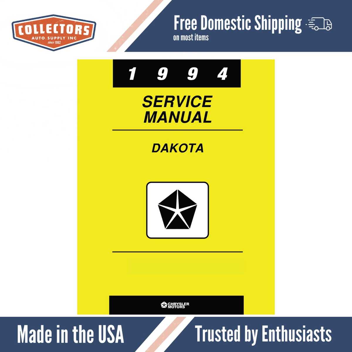 1994 Dodge Dakota Truck Shop Manual