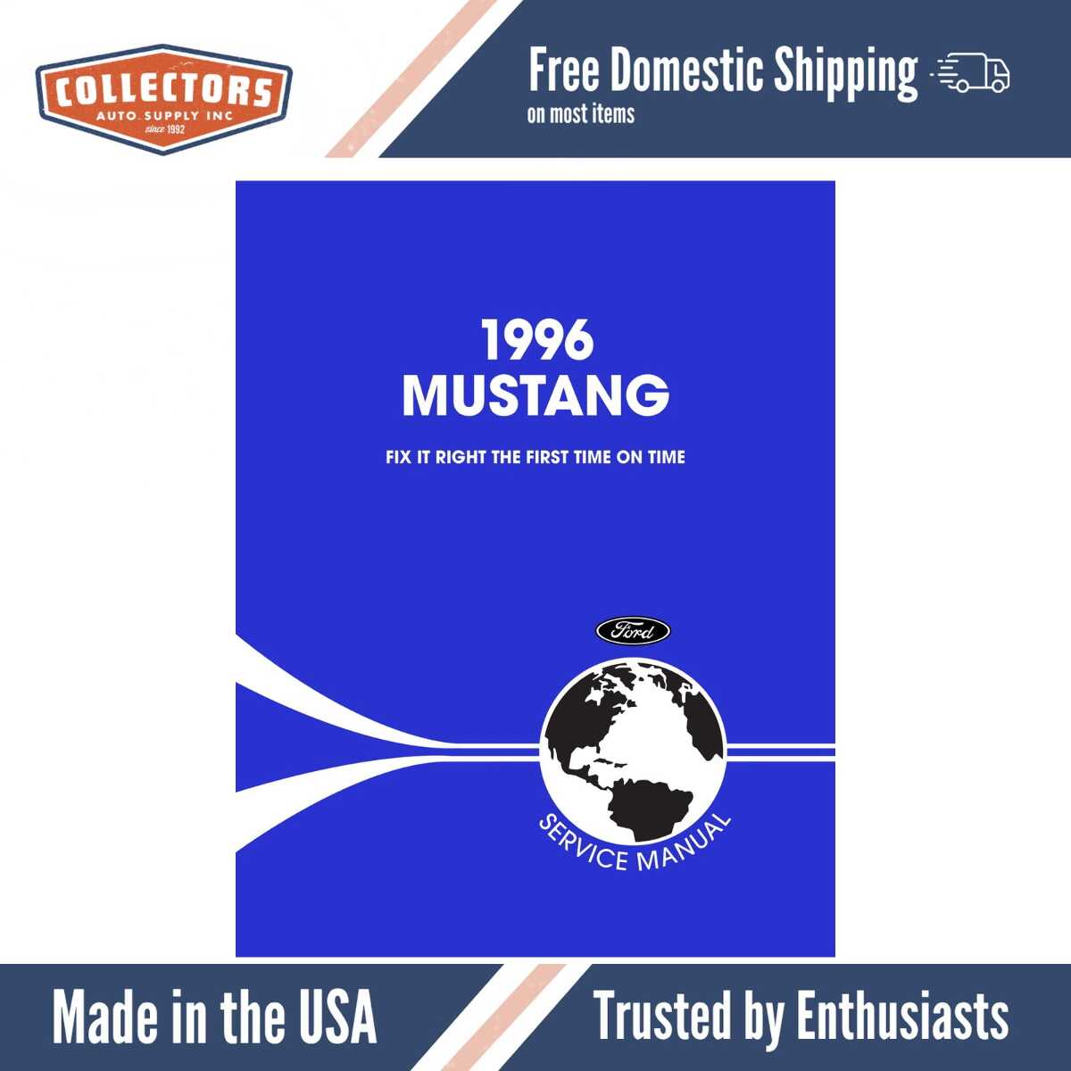 1996 Ford Mustang Service Manual
