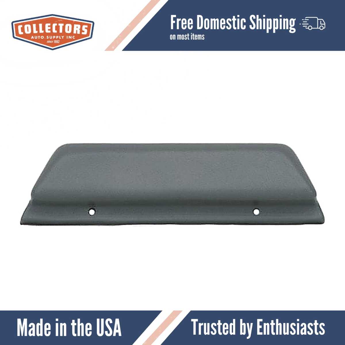 Interior Door Arm Rest Cap Cover Skin Overlay Black for 1973-1976 Chevrolet Multiple Models