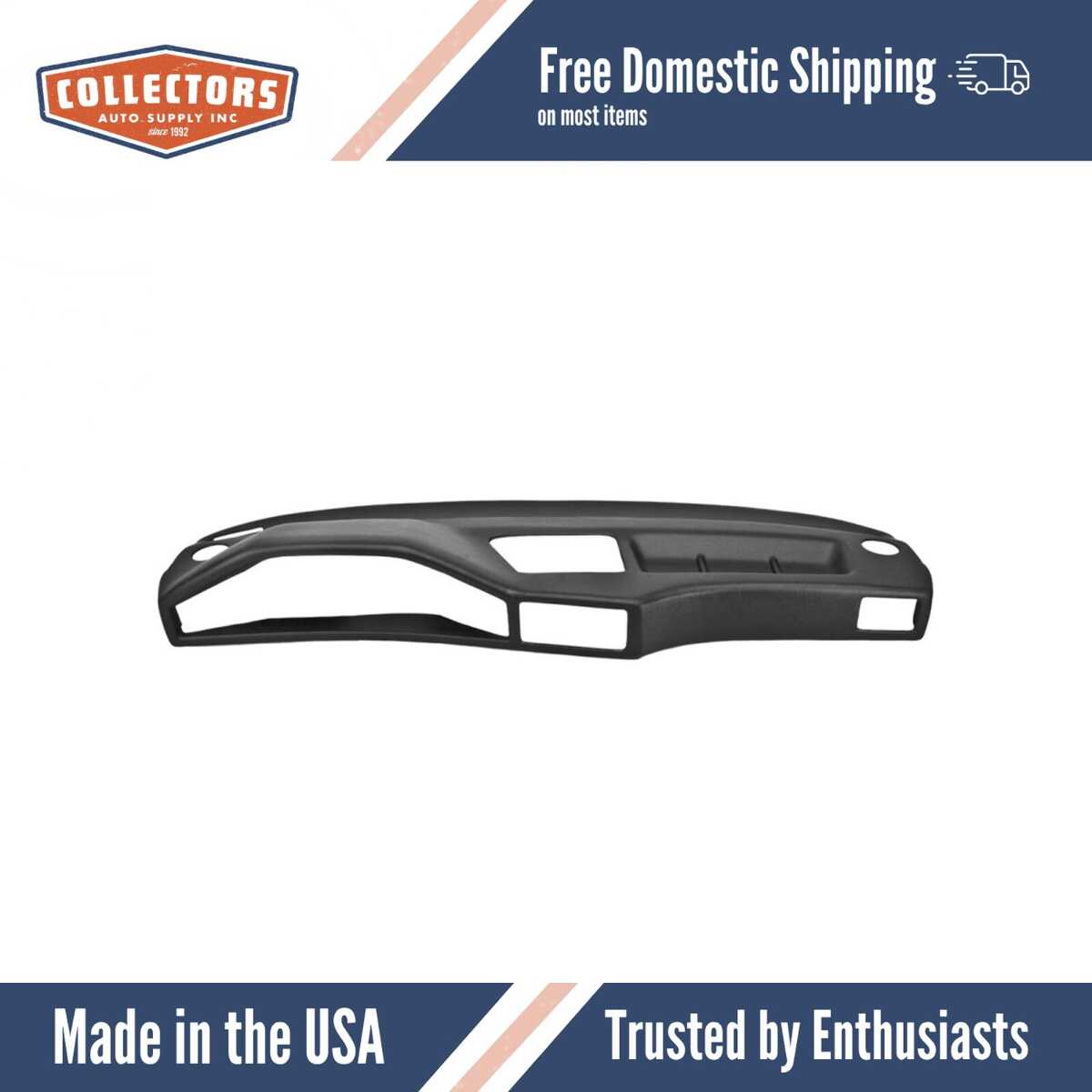 Dashboard Cap Cover Skin Overlay Black for 1982-1988 BMW 528e and More
