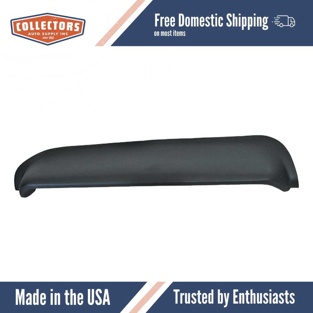 Dashboard Cap Cover Skin Overlay Black for 1966 Ford GALAXIE