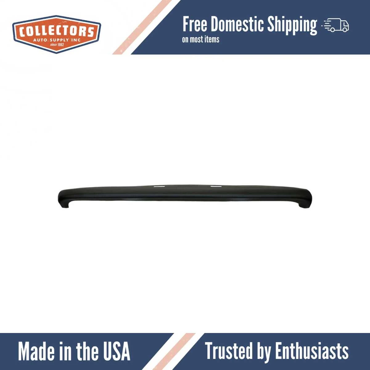 Dashboard Cap Cover Skin Overlay Black for 1967-1972 Ford PICKUP and More