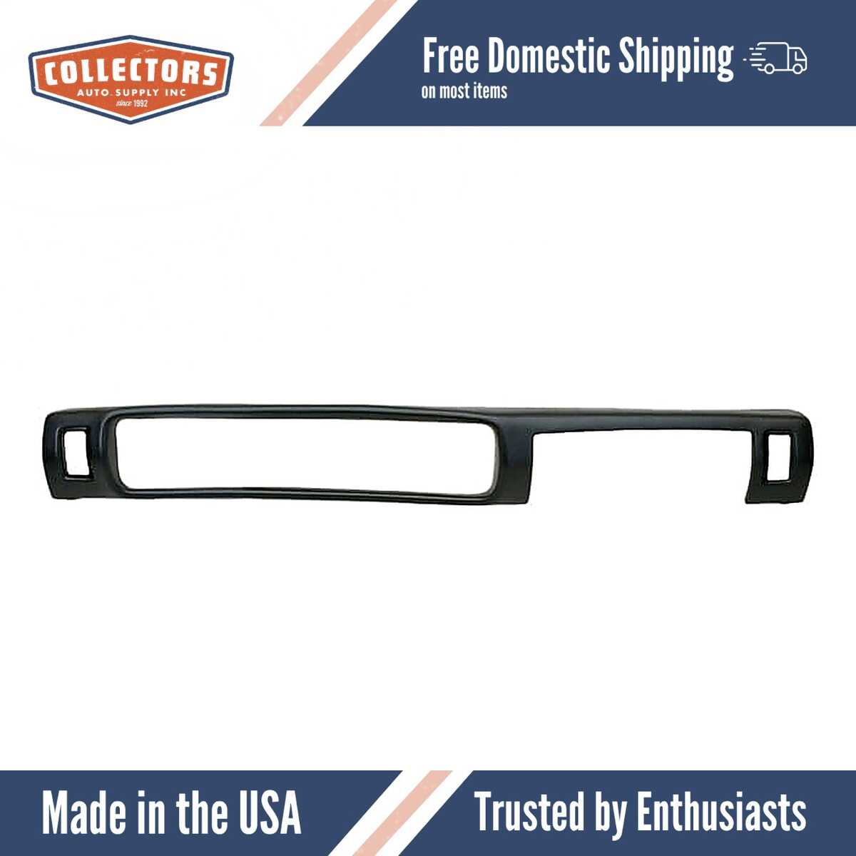 Dashboard Cap Cover Skin Overlay Black for 1972-1978 Datsun 620 Pickup
