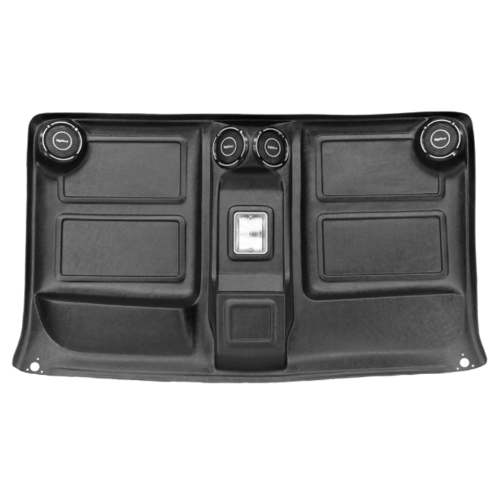Black ABS Plastic Headliner for Chevrolet Full Size Pickup Standard Cab - Industrial Grade Material, Made in USA,