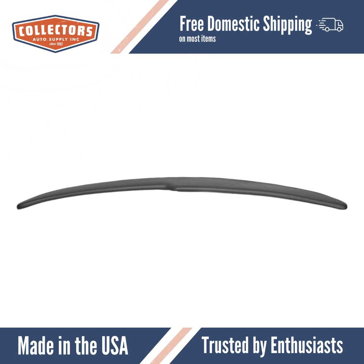 Dashboard Cap Cover Skin Overlay Black for 1977-1980 MG MGB