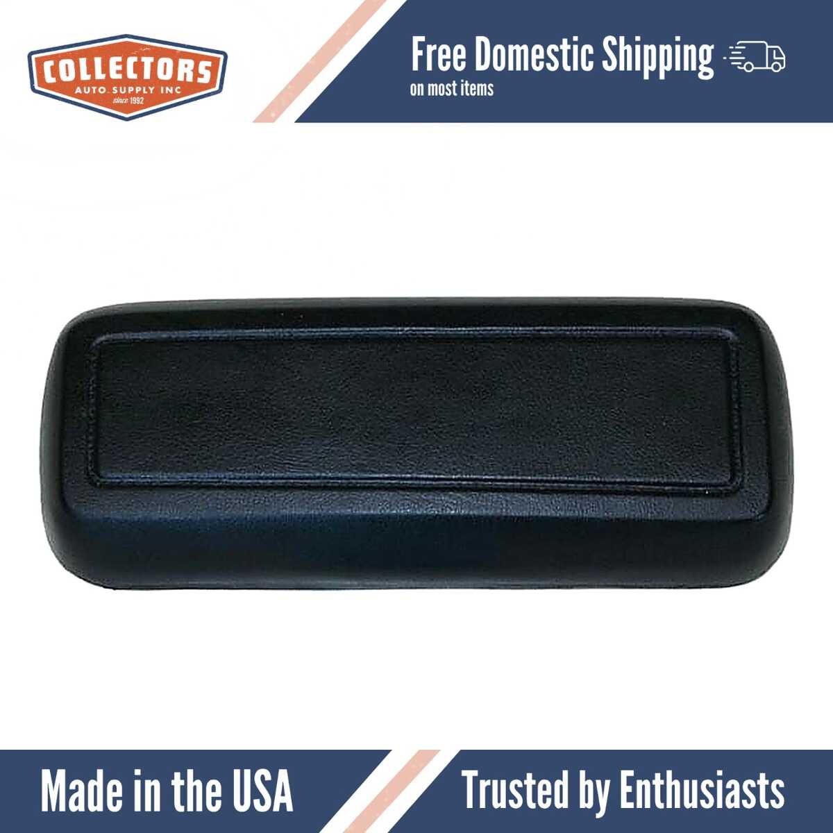 Center Console Cap Cover Skin Overlay Black for 1979-1986 Ford/Mercury Mustang, Capri
