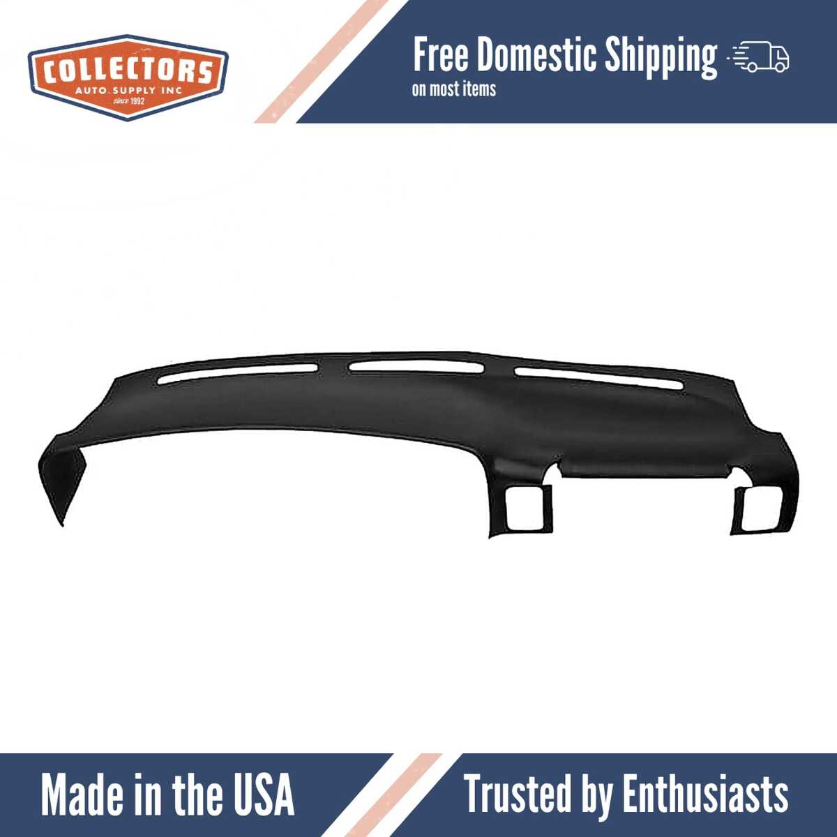 Dashboard Cap Cover Skin Overlay Black for 1999-2007 Chevrolet Multiple Models