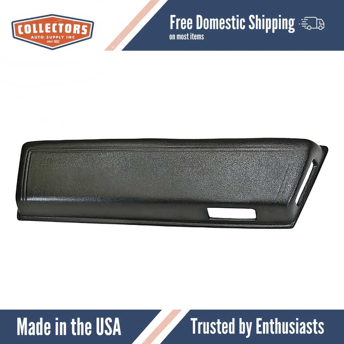 Interior Door Arm Rest Skin Overlay Black for 1985-1993 Cadillac Multiple Models