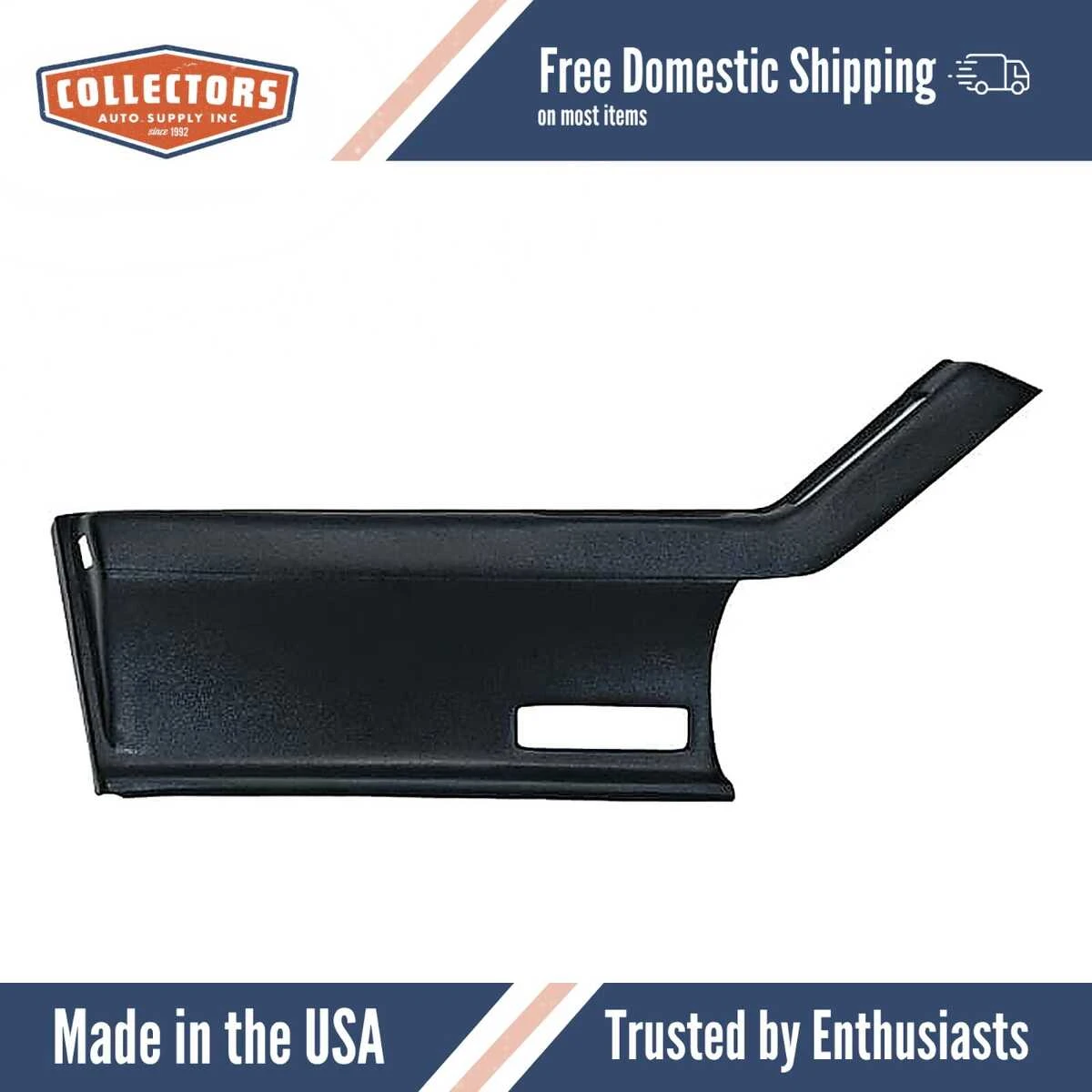 Interior Door Panel Skin Overlay Black for 1986-1991 Cadillac Seville