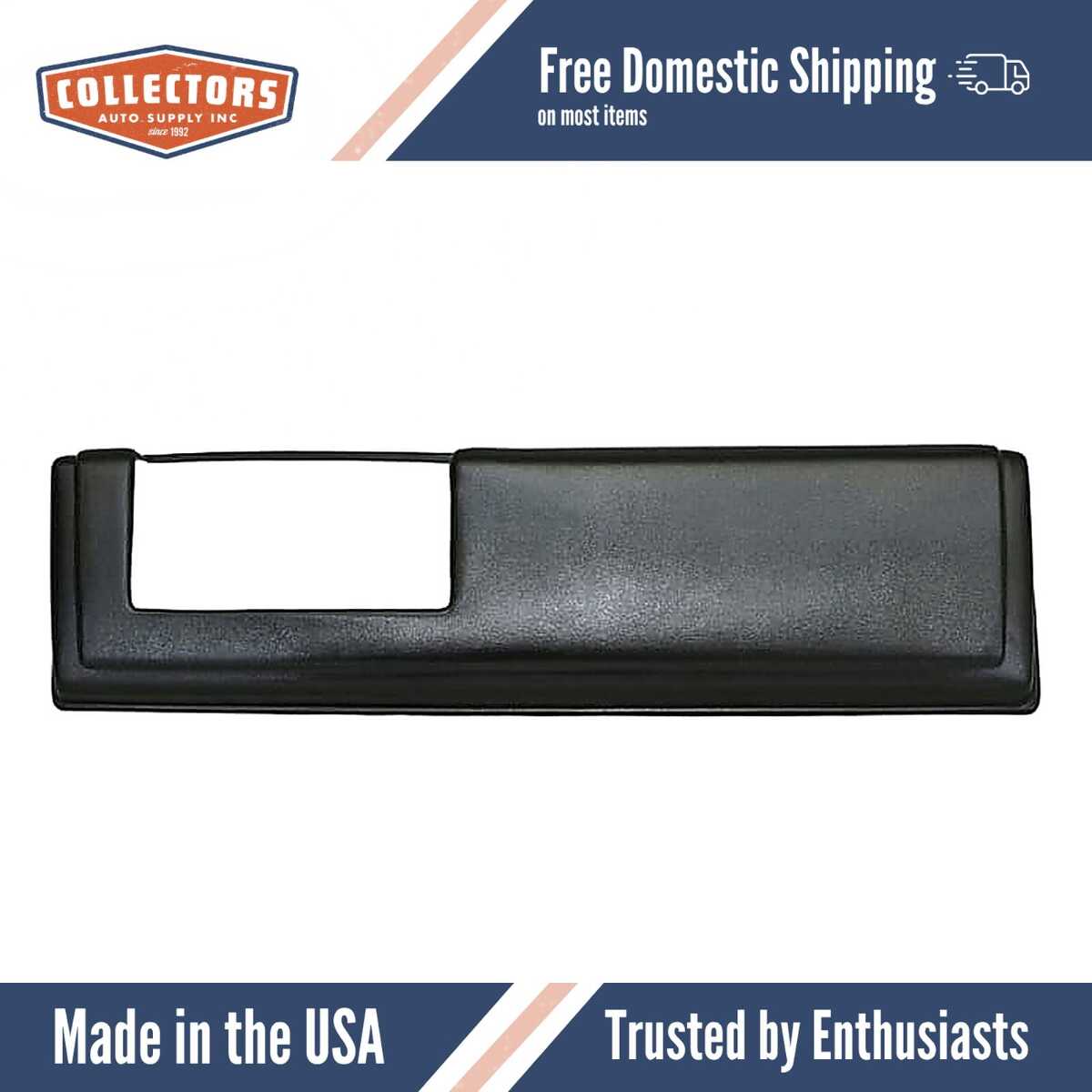 Interior Door Panel Skin Overlay Black for 1977-1984 Buick/Cadillac/Oldsmobile Multiple Models