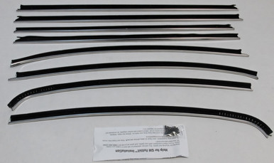 Window Sweeps Felt Kit for 1968 Oldsmobile Cutlass Classic Car