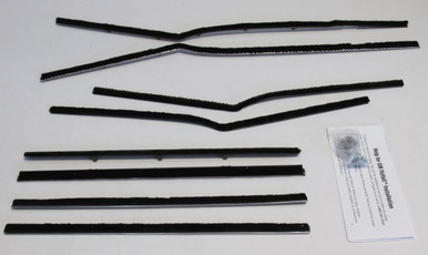 Window Sweeps Felt Kit for 1958 Chevrolet Bel Air Classic Car