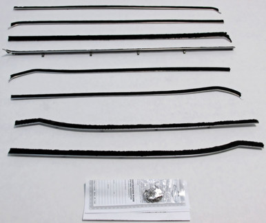 Window Sweeps Felt Kit for 1958 Chevrolet Del Ray Classic Car