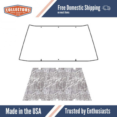 1976-86 Jeep CJ7 Hood Insulation Pad & Heat Shield