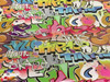 1.52 x 30 Meters - Graffiti Style Printed Wrap  - CLEARANCE SALE