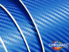 Blue 3D Carbon Fibre Vinyl with ADT