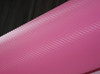 3D Carbon Fibre Pink Vinyl Wrap with ADT