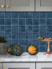 Marine Blue - Peel & Stick Composite Wall Tiles (30cm x 30cm)