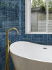Marine Blue - Peel & Stick Composite Wall Tiles (30cm x 30cm)