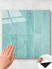 Sage Green - Peel & Stick Composite Wall Tiles - (28.8 x 29.6mm)