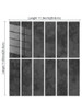 Dark grey rectangle peel and stick tiles