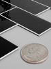 Black subway peel and stick tiles used in a stylish retail interior design space