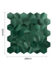 Deep Emerald Metal Hexagon - Peel & Stick Composite Wall Tiles (29 x 28.8cm)