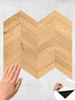 Pine Wood Chevron Peel & Stick Composite Wall Tiles - (29.6 x 25.3cm)