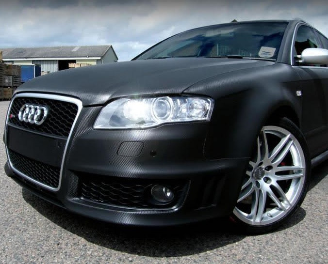 Carbon Full Car Wrap Kit 8 Colours Vinyl + Tools