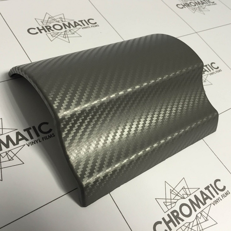 3D Carbon Fibre Gun Metal Grey Vinyl Wrap with ADT
