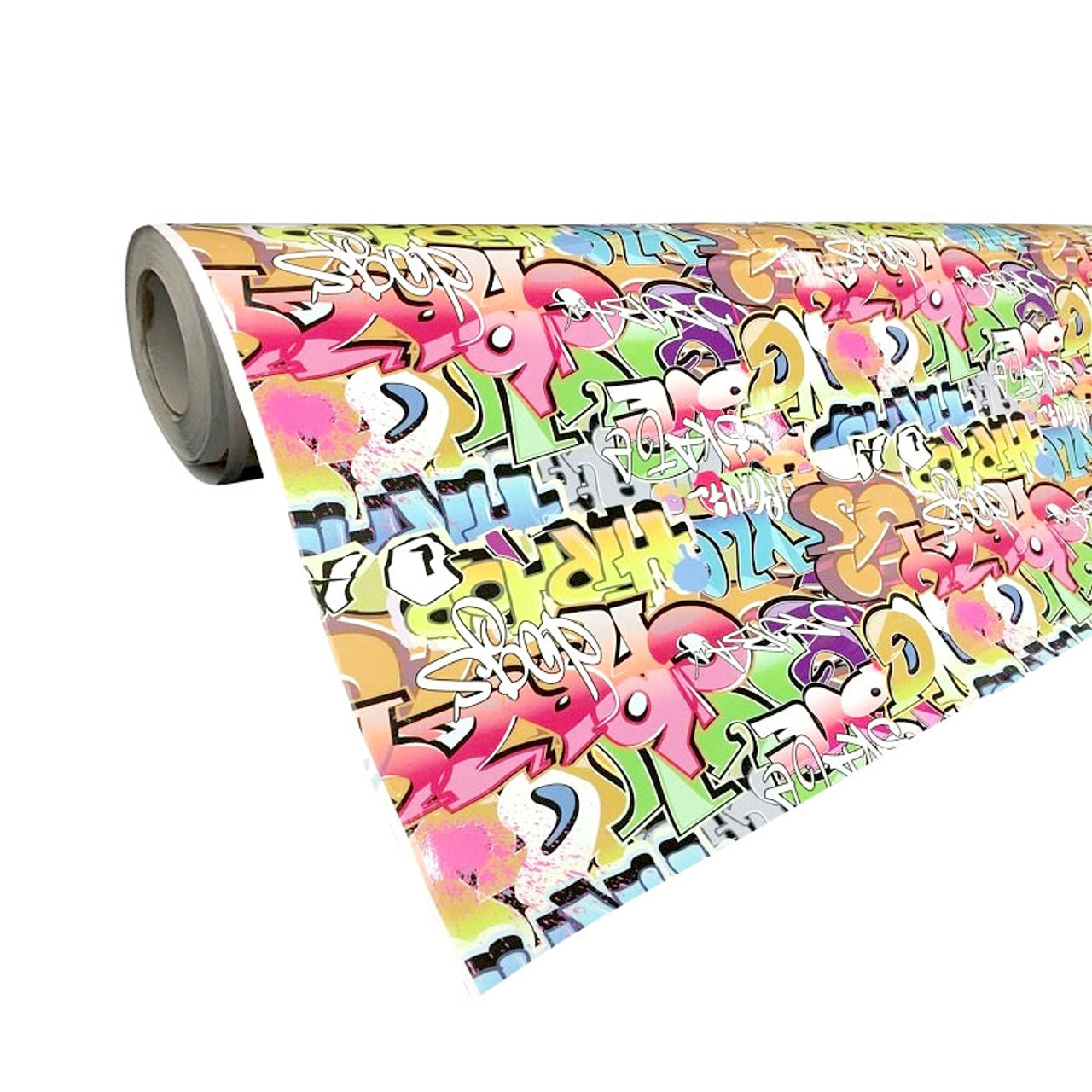 Designer Style Stickerbomb with ADT - Chromatic Vinyl Films Ltd T/A Wrap  Direct