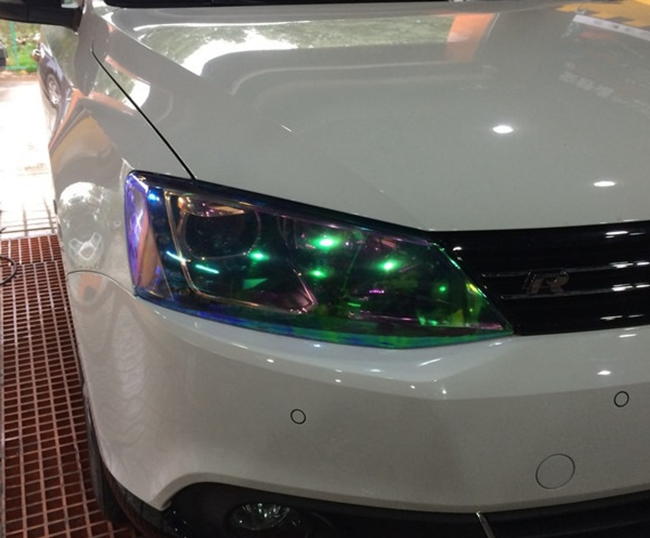 Chameleon Clear NeoChrome Headlight Film Tint Vinyl