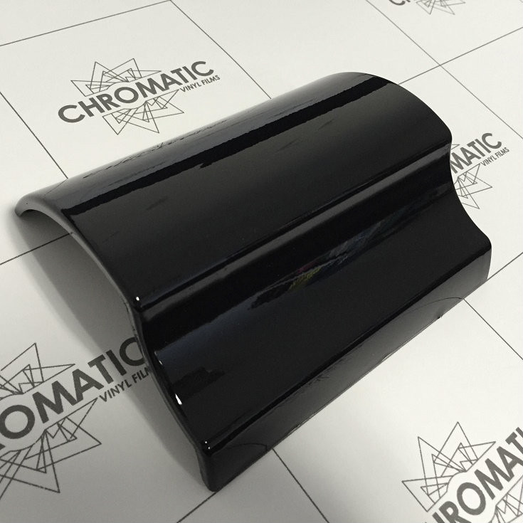 Gloss Black Vinyl Wrap with ADT Chromatic Vinyl Films Ltd T/A Wrap Direct
