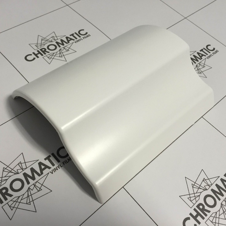 Matte White Vinyl Wrap with ADT