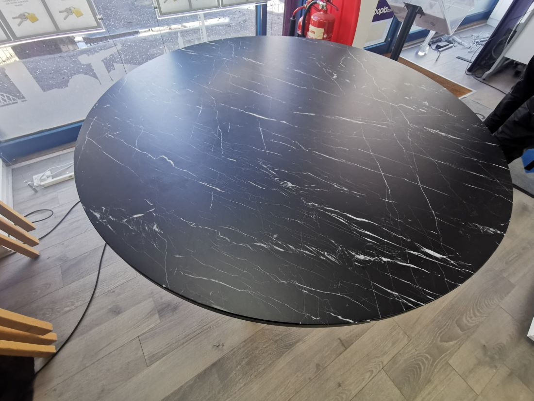 ROYAL BLACK SATIN MARBLE RBSM41 Premium Architectural Vinyl Wrap