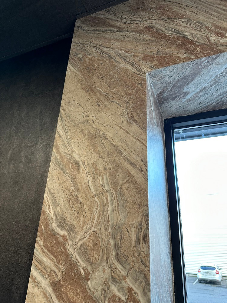 BROWN MARBLE BM301 Premium Architectural Vinyl Wrap