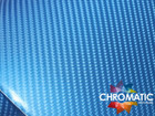 Gloss Deep Blue Carbon Fibre Vinyl Wrap with ADT Gloss Deep Blue Carbon Fibre Vinyl Wrap with ADT