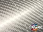 Gloss Silver Carbon Fibre Vinyl Wrap with ADT