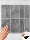 Grey Concrete Rectangle - Peel & Stick Composite Wall Tiles (GCRT05)